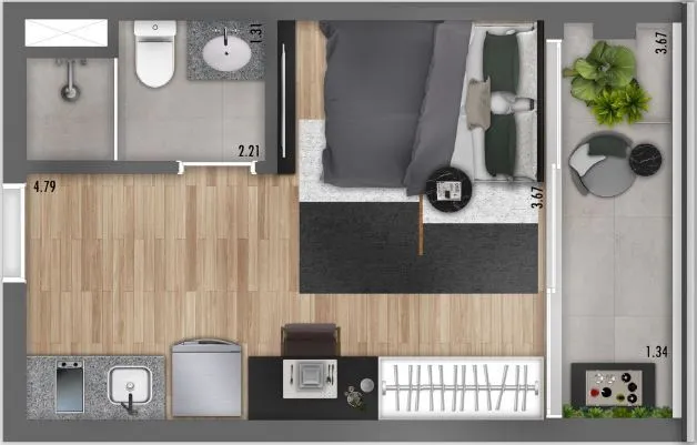 Imagem ON Cardoso de Melo - NR - Apartamento à venda no bairro Vila Olímpia - São Paulo/SP