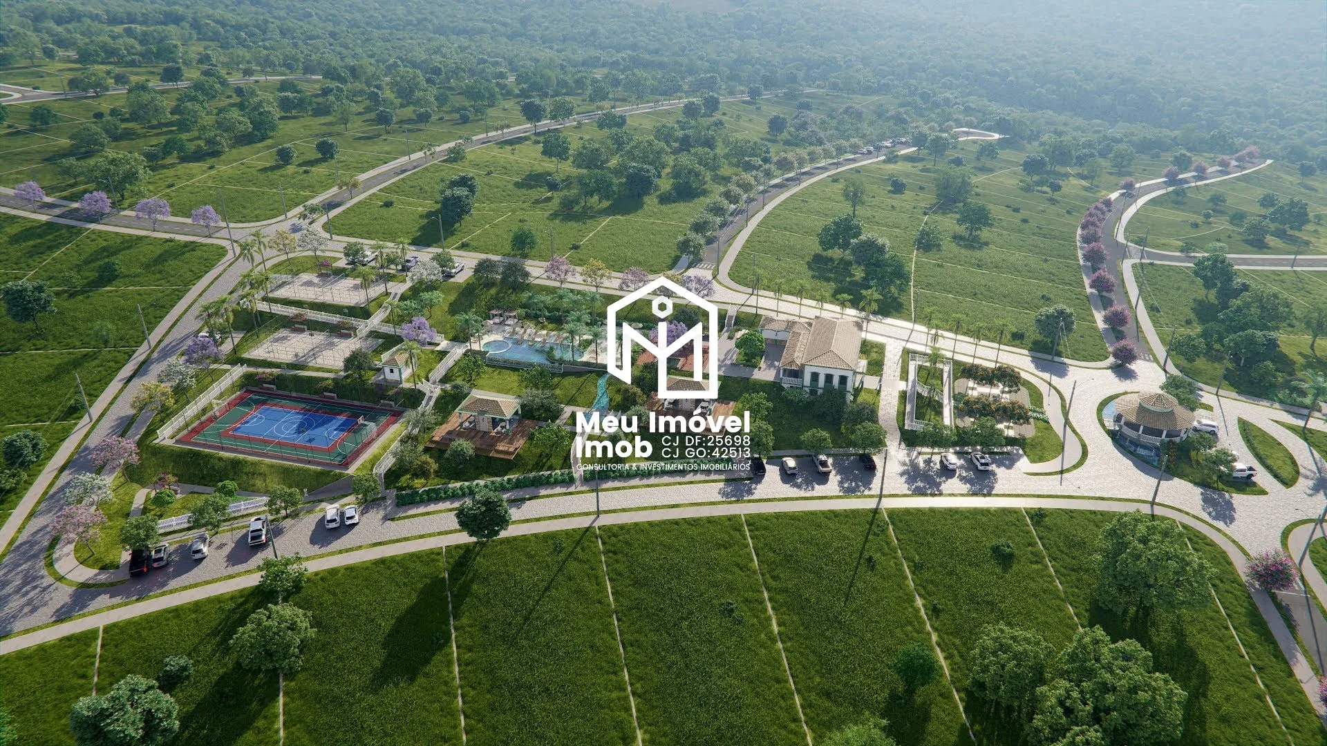 Imagem Cond Salto Imperial Rodovia BR-414 Lote Ágio 954m² Portaria 24h Lazer Completo