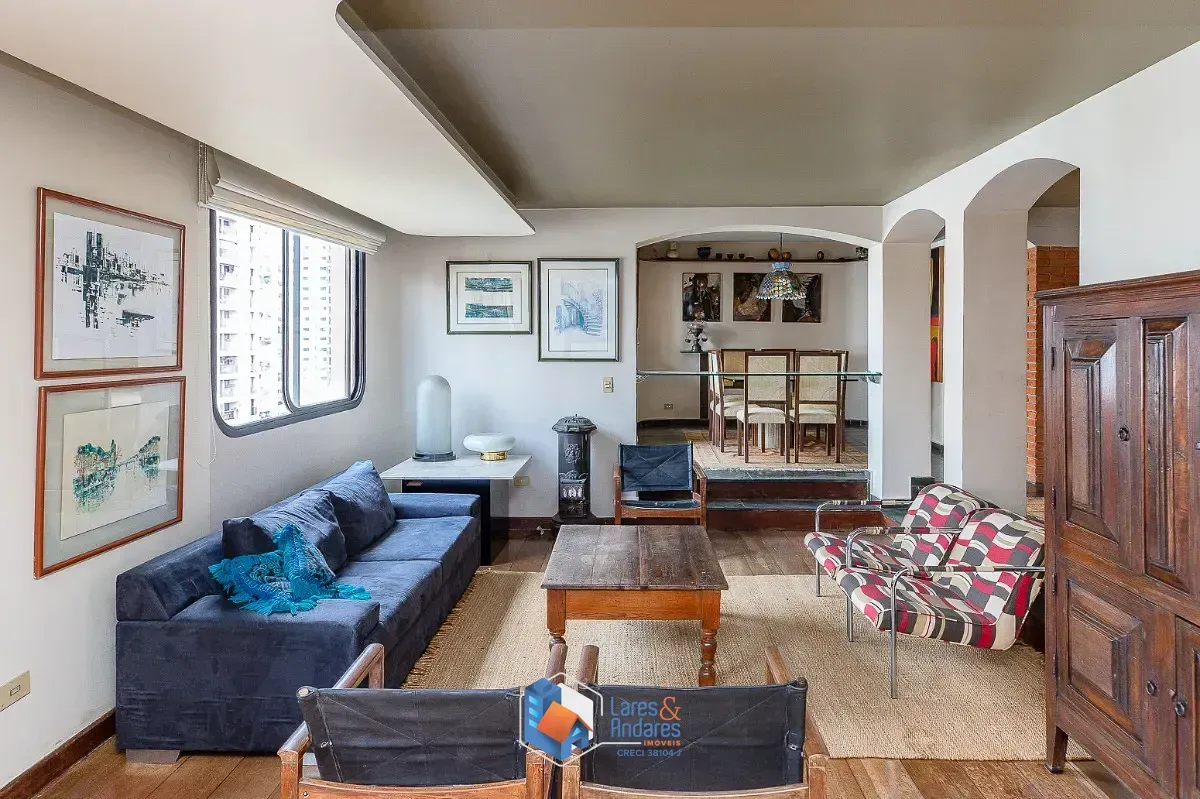 Imagem Apartamento para venda em Moema com 3 quartos, sendo 1 suíte, 210m²