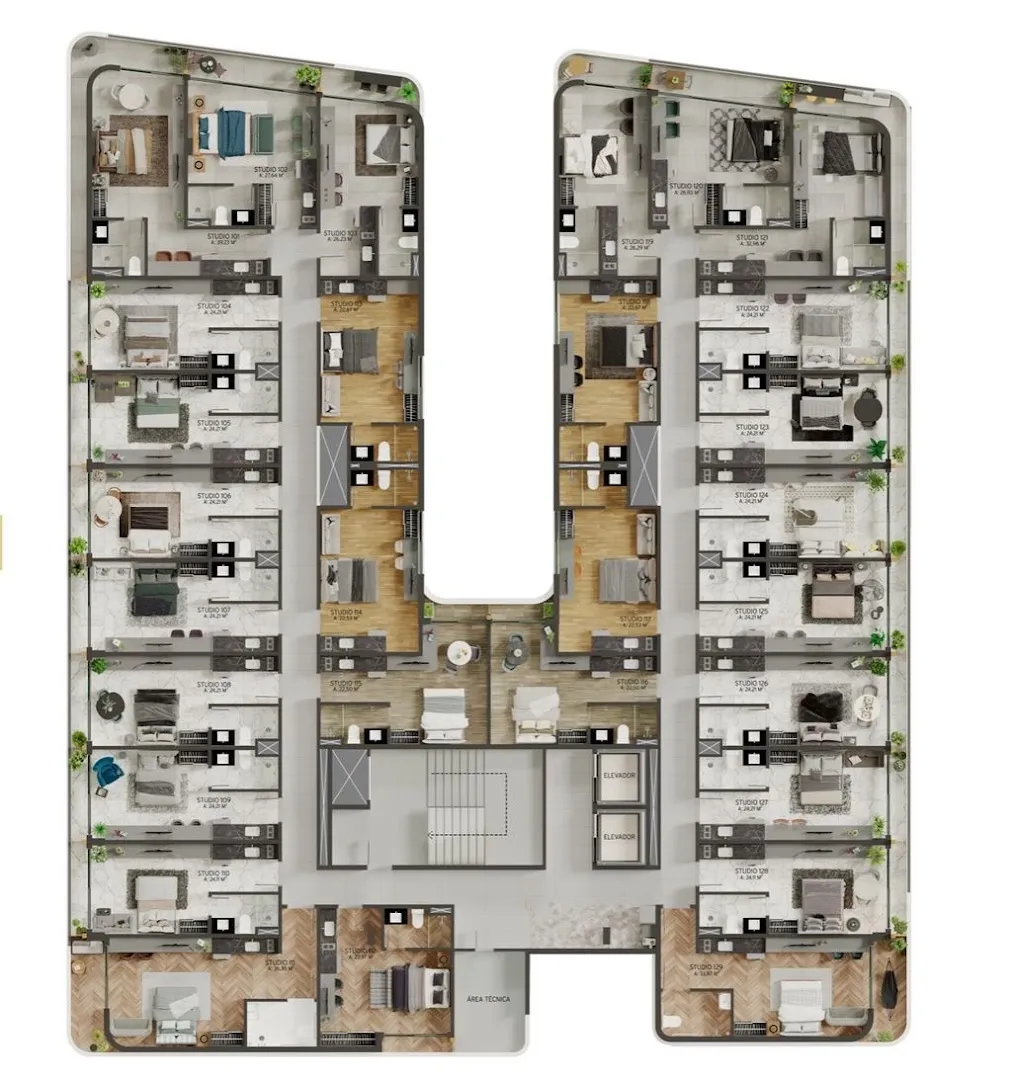 Imagem Flat à venda, 22 m² por R$ 465.000,00 - Intermares - Cabedelo/PB