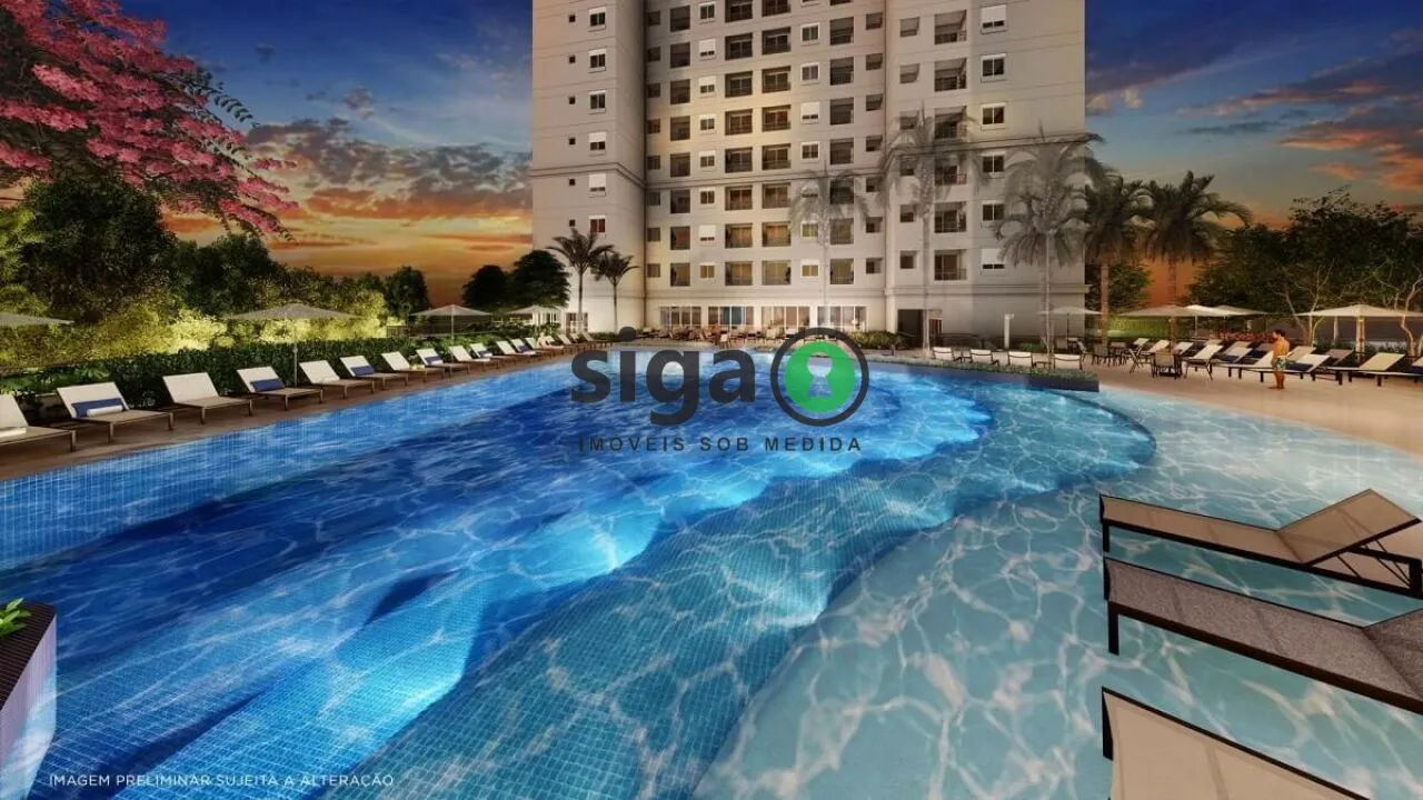Imagem Blue Home Resort Jockey: apartamento de 62m² com lazer completo e sofisticação