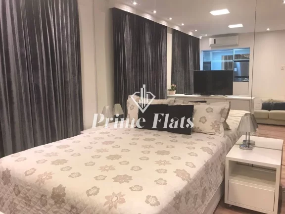 Imagem Flat disponível para venda no Condomínio Edifício Diogo Home Boutique na Vila Nova Conceição, com 48m², 1 dormitório e 1 vaga