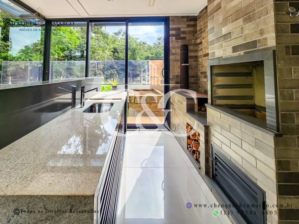 Imagem Casa à venda no Brisas da Mata Jundiaí, 283m², elevador, 3 suítes e piscina aquecida
