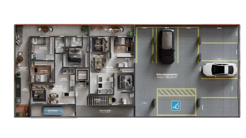 Imagem Apartamento à venda, 60 m² por R$ 414.996,00 - Altiplano Cabo Branco - João Pessoa/PB