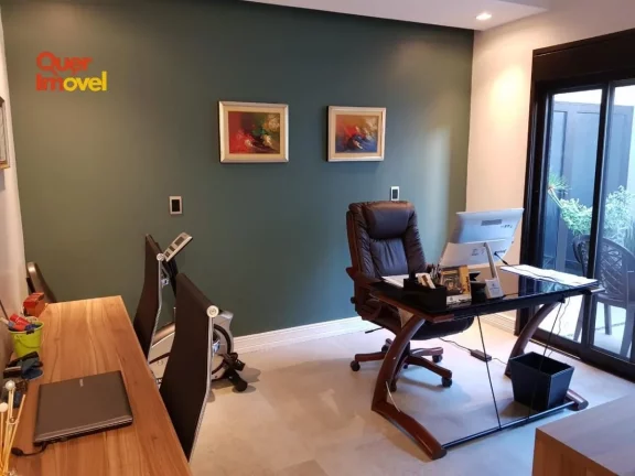 Imagem Condomínio Alphaville - 4 quartos, 4 suítes, 6 banheiros, 2 vagas na zona sul de Ribeirão Preto-SP. Quer Imóvel Negócios Imobiliários.