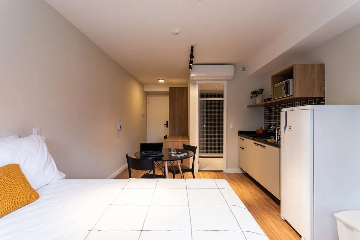 Imagem Apartamento com 1 Quarto para alugar, 28m² - Saúde