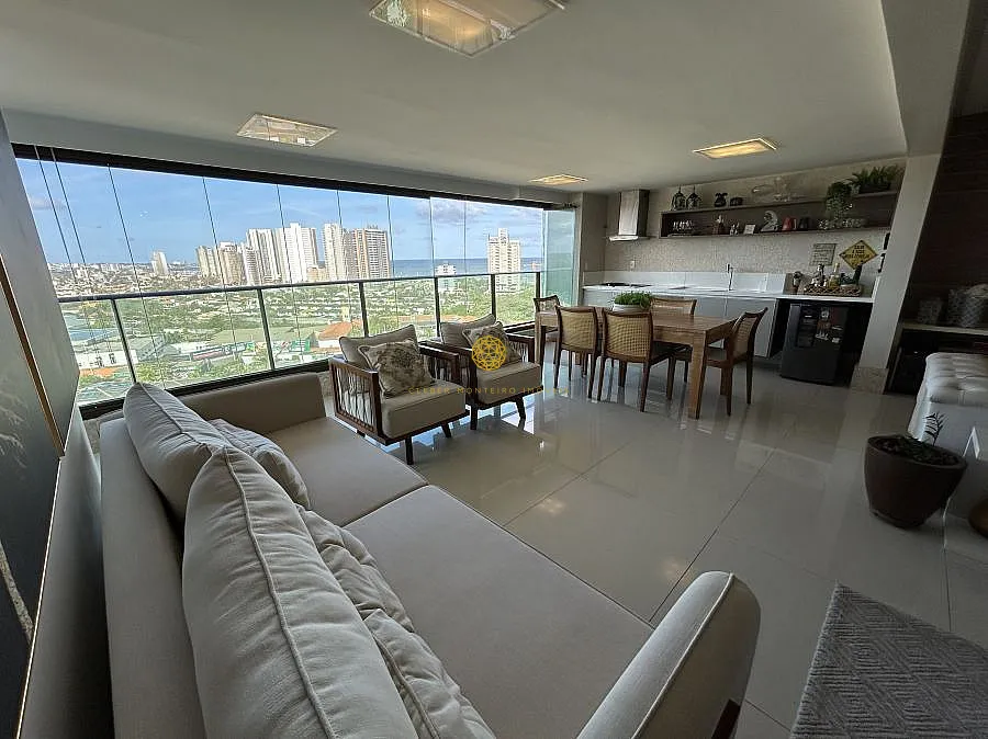 Imagem Apartamento no Biarritz em Patamares | 3 Suítes, Vista Mar