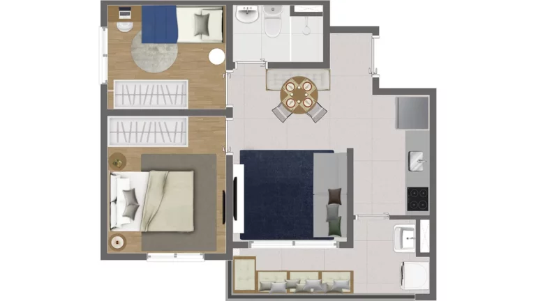 Imagem Oportunidade Imperdível: Apartamento à venda em Guaianases, São Paulo-SP, com 2 quartos, 1 banheiro e 1 vaga de garagem!