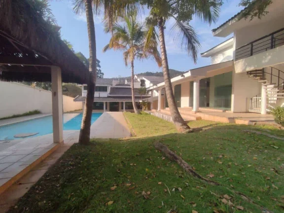 Imagem Casa Sobrado, 7 dormitórios ( 4 suítes), piscina,12 vagas, Tamboré - Barueri/SP.