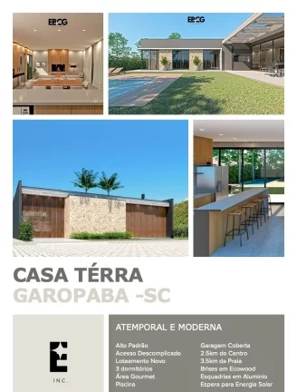 Imagem Casa Térrea a venda no Bairro Areias de Palhocinha em Garopaba-SC!