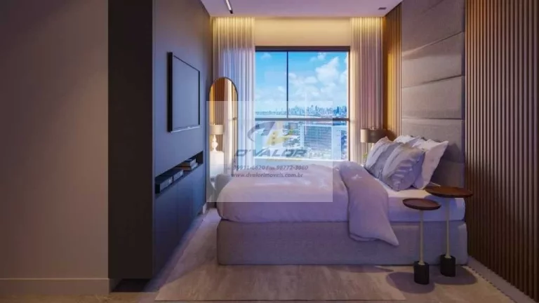 Imagem Vendo flat pronto, em prédio moderno na praia de Tambaú, com 60 m² e 1 vaga