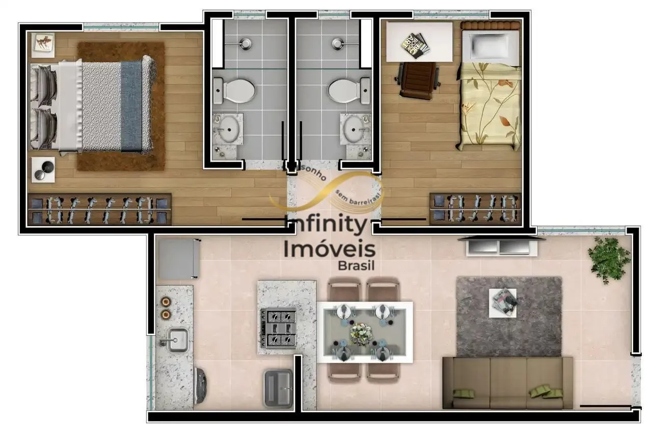Imagem Place Jaraguá - Apartamento à venda no bairro Santa Rosa - Belo Horizonte/MG