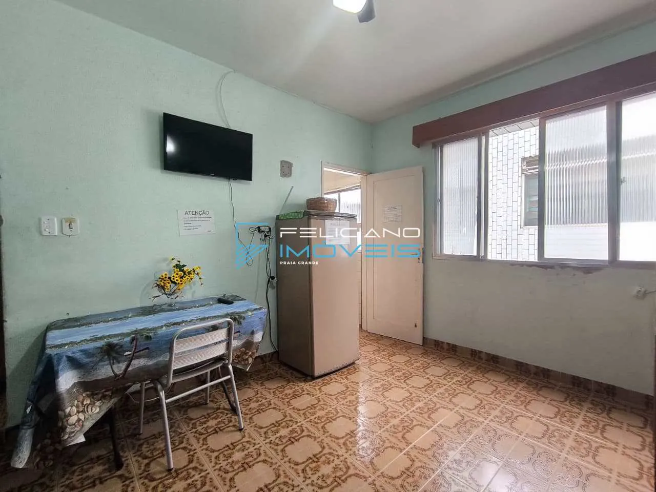 Imagem Kitnet com 1 quarto, Canto do Forte, Praia Grande - R$ 230 mil, Cod: 7341