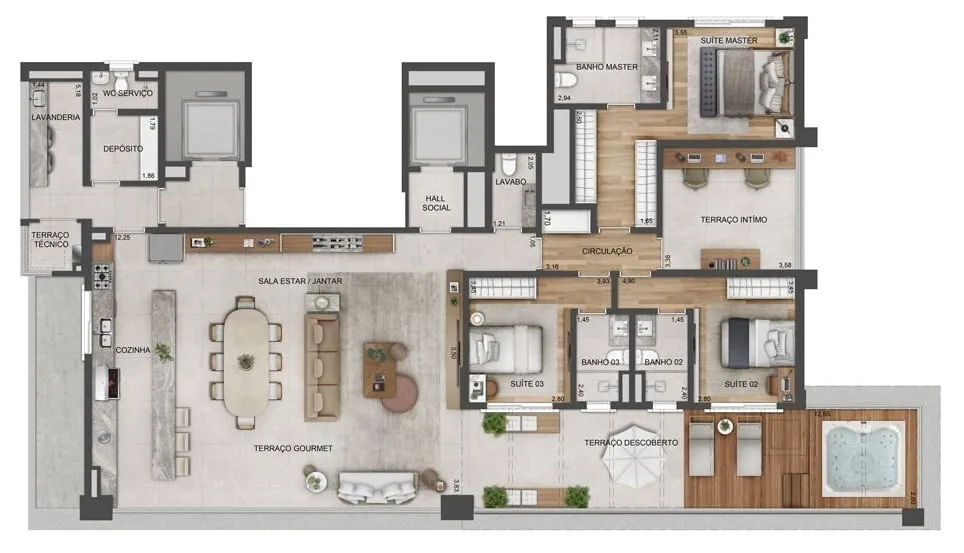 Imagem Apartamentos com 3 quartos a venda em Jardim Paulista São Paulo SP, apartment in São Paulo Brazil, apartamento com 3 suítes a venda em São Paulo SP