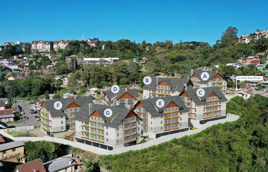 Imagem Apartamento à venda em Gramado, Centro, com 2 quartos, 65.03m2