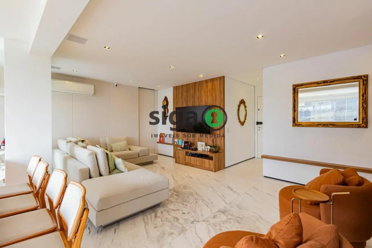 Imagem Apartamento alto padrão reformado no Brooklin 3 suítes automação e lazer completo