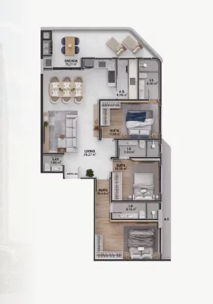 Imagem Splendore - Apartamento à venda no bairro Praia Brava de Itajaí - Itajaí/SC