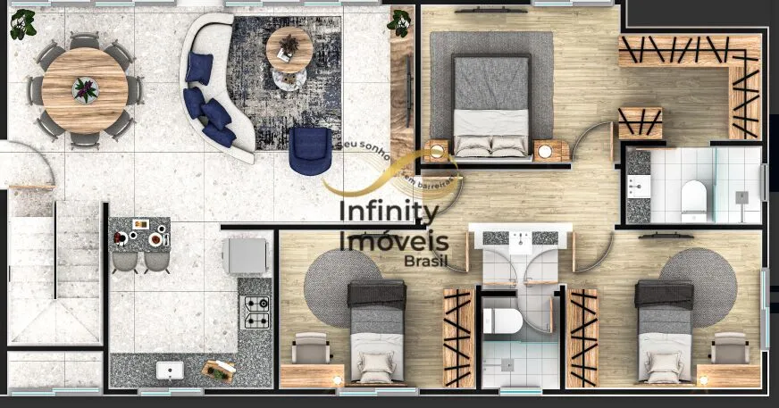 Imagem Residencial Vilma Xavier - Apartamento à venda no bairro Padre Eustáquio - Belo Horizonte/MG