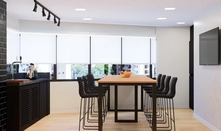 Imagem Conjunto comercial mobiliado com 170m² para locação.