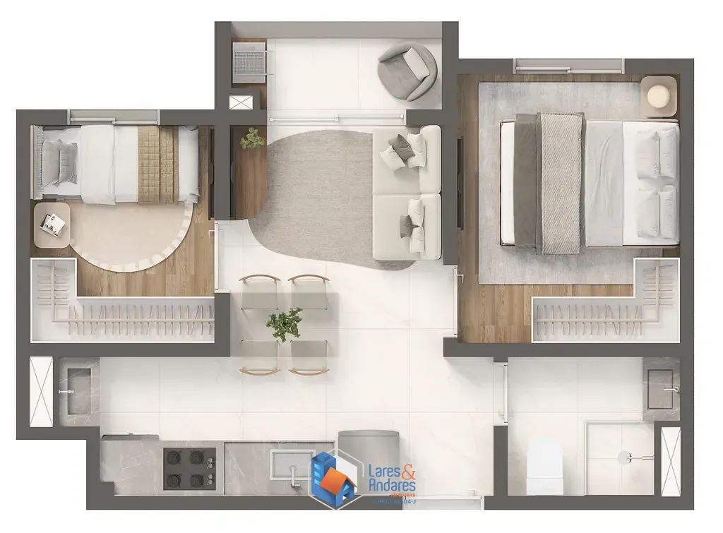 Imagem Apartamento à venda 2 Quartos 33.57M² Vila Independência São Paulo - SP | Grand Vivaz Estação Tamanduateí 3