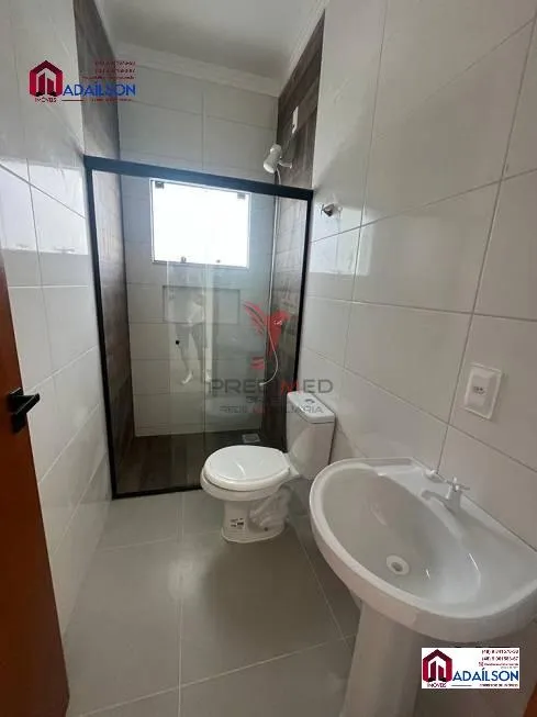 Imagem Casa em Forquilhas com 2 quartos sendo 1 suíte, 2 banheiros e 1 vaga de garagem CEF
