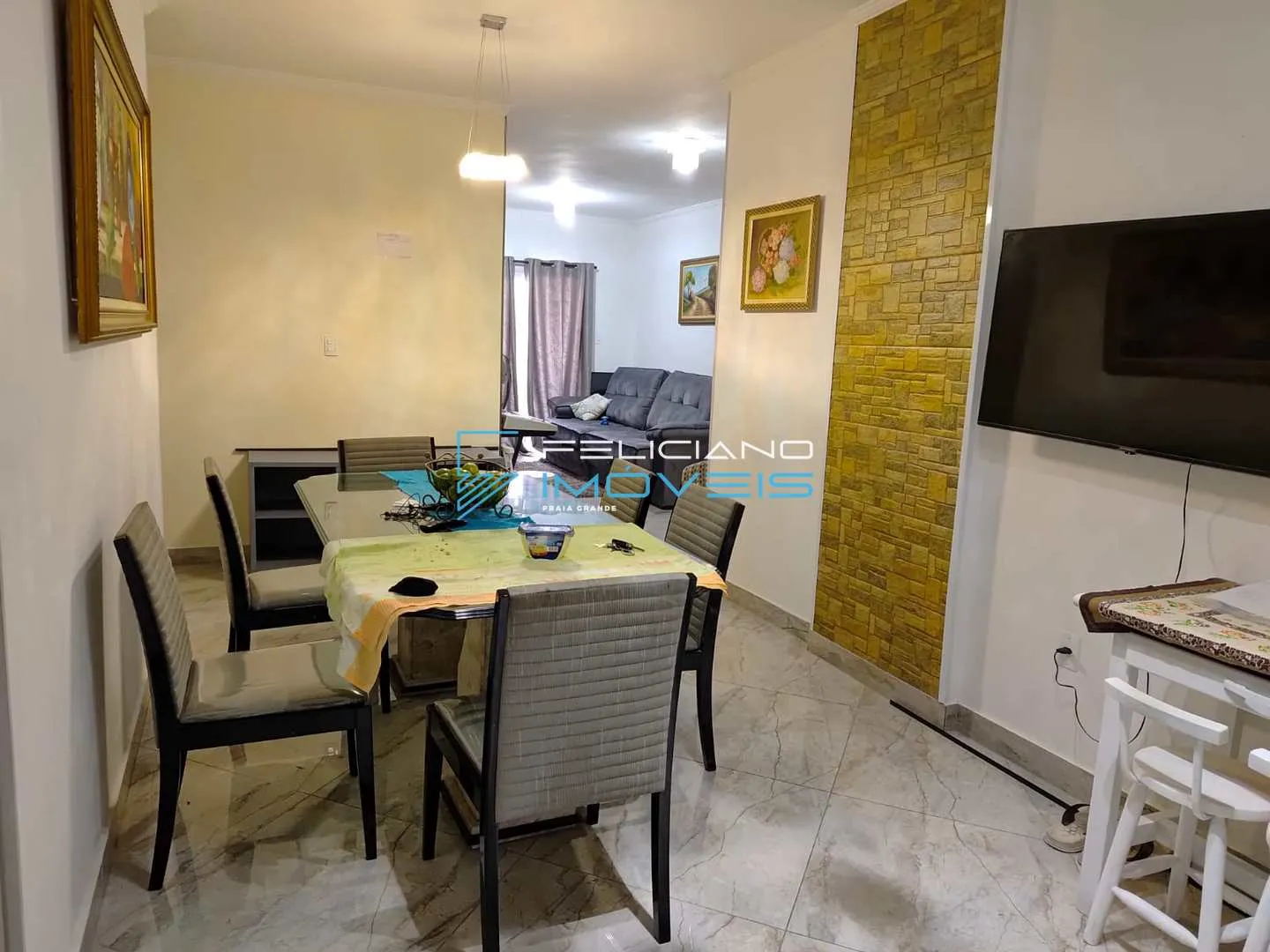 Imagem Apartamento com 2 quartos, Tupi, Praia Grande - R$ 630 mil, Cod: 5159