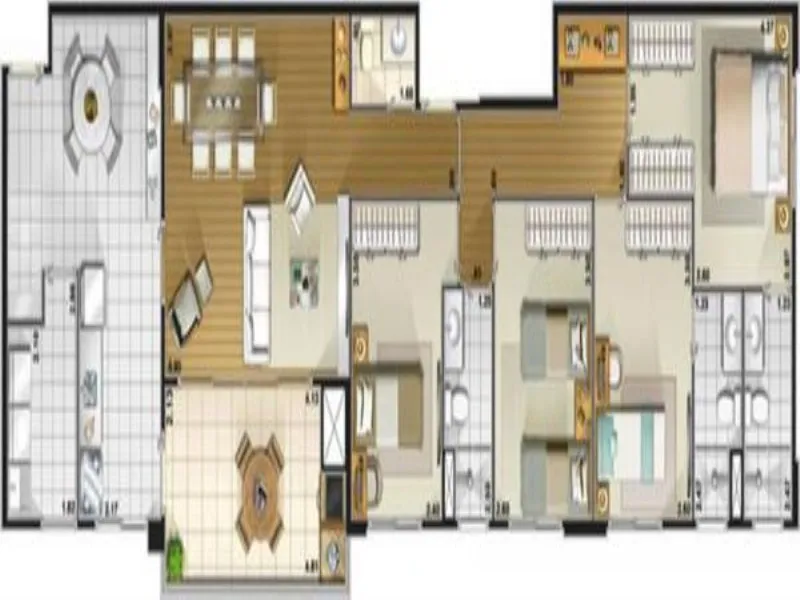 Imagem Apartamento de luxo para locação em Santo André-SP: 3 suítes