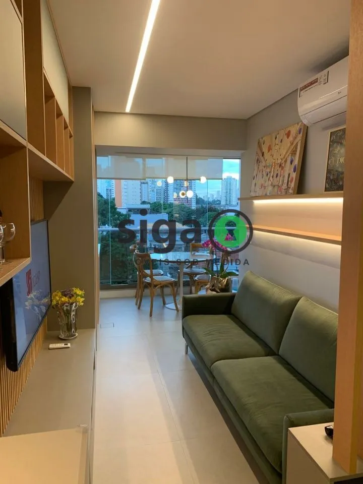 Imagem apartamento 43m² com 1 dormitório sendo 1suíte localizado no Brooklin/SP