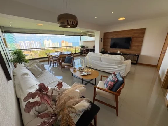 Imagem Aluguel Apartamento Mobiliado Alto Padrão | Vista Mar | Colina A Patamares