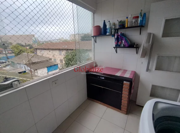 Imagem Apartamento 2 dormitórios com garagem fechada na Ponta da Praia em Santos por R$440.000,00