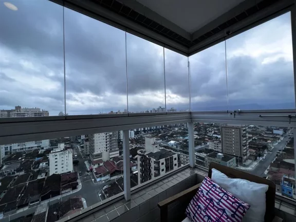 Imagem Apartamento com 3 dorms, Ocian, Praia Grande - R$ 800 mil, Cod: 2390