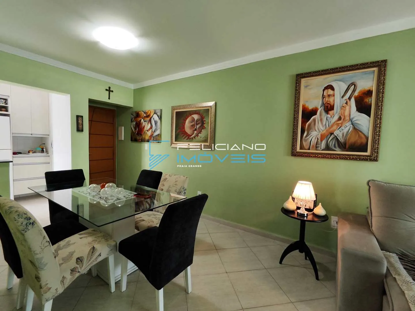 Imagem Apartamento com 2 dorms, Aviação, Praia Grande - R$ 542 mil, Cod: 4174
