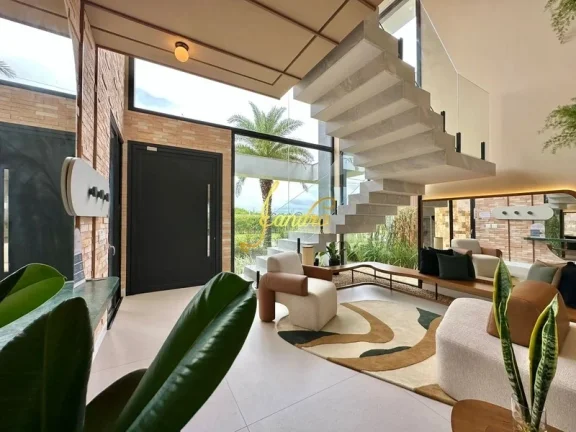 Imagem Casa condomínio nova com 04 suítes mobiliada e decorada