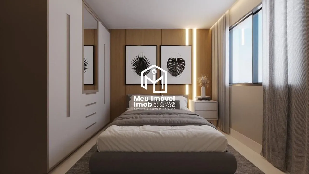 Imagem Apartamento 2 Quartos 1 Suíte 1 Vaga 61,78m² Luziânia