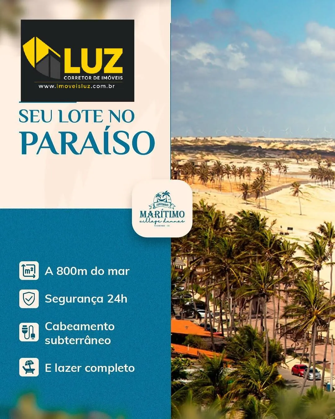 Imagem MARÍTIMO VILLAGE DUNNAS -Onde a exclusividade em Flecheiras