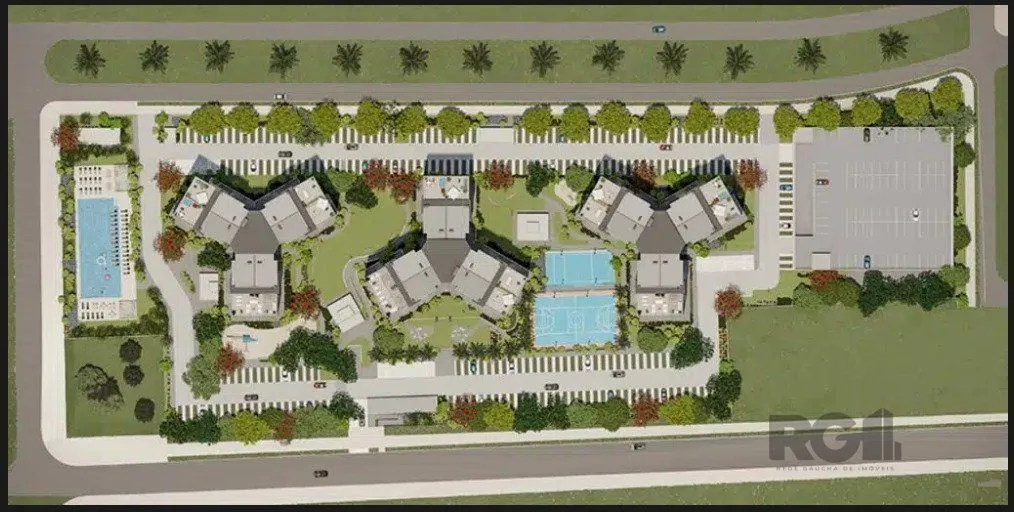 Imagem Apartamento de 2 dormitórios com vaga coberta no bairro Jardim Itu