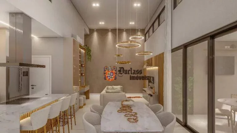 Imagem Casa com 3 dormitórios à venda, 185 m² por R$ 1.390.000,00 - Condomínio Residencial Ile de France - Bragança Paulista/SP