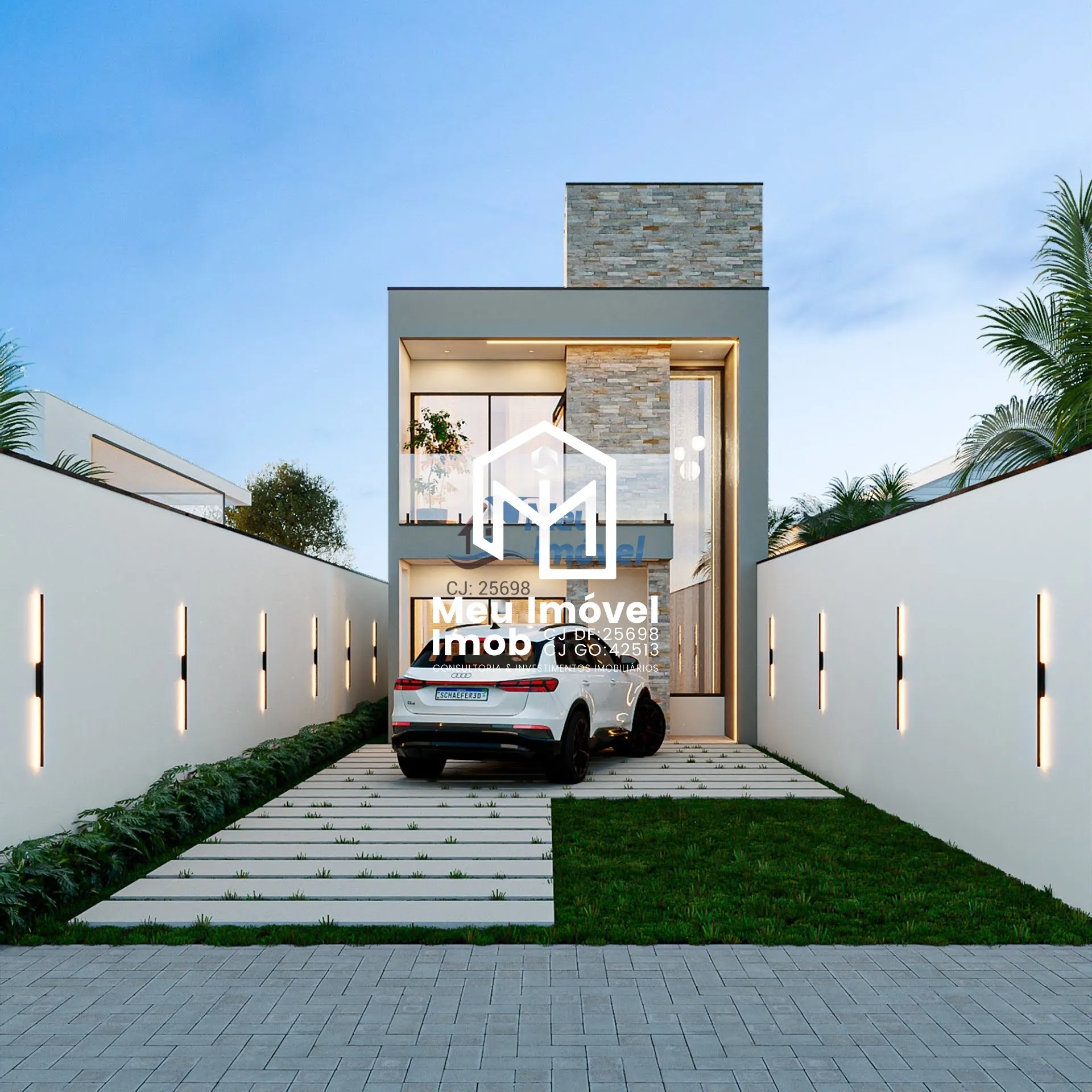 Imagem Res Jacarandá Casa 4 Quartos 4 Suítes 2 Vagas 142m² Jardim