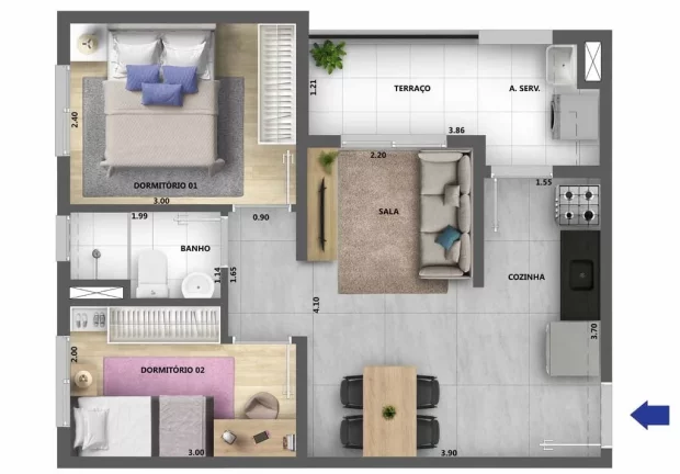 Imagem Apartamento à venda no bairro Pirituba - São Paulo/SP