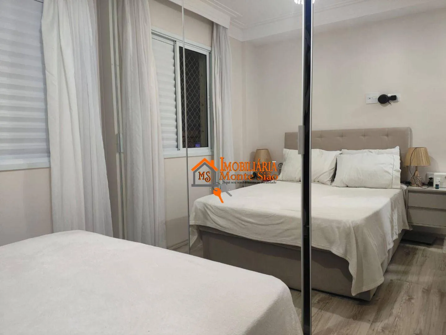 Imagem Apartamento a venda com 61m² com 2 quartos, 1 suíte, 1 vaga coberta e varanda gourmet - Jardim Aida
