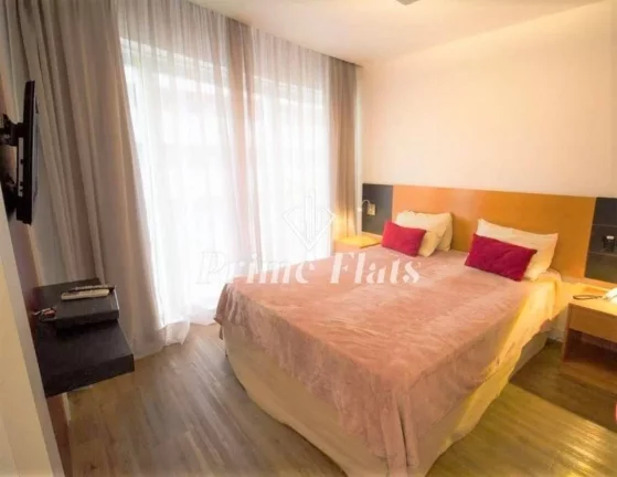 Foto do imóvel Flat disponível para venda no Condomínio do Edifício Stella Vega no Jardins, com 31m², 1 dormitório e 1 vaga em Rua Salto