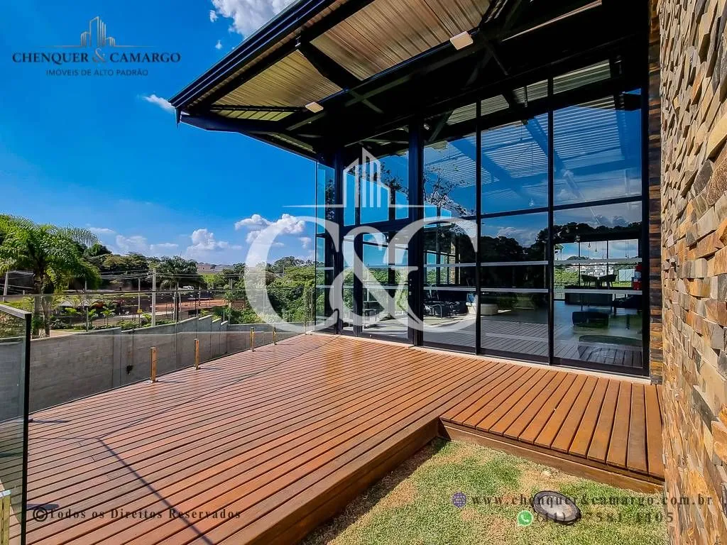 Imagem Casa à venda no Brisas Jundiaí, 265m², 4 suítes com varanda, piscina com SPA e vista Serra