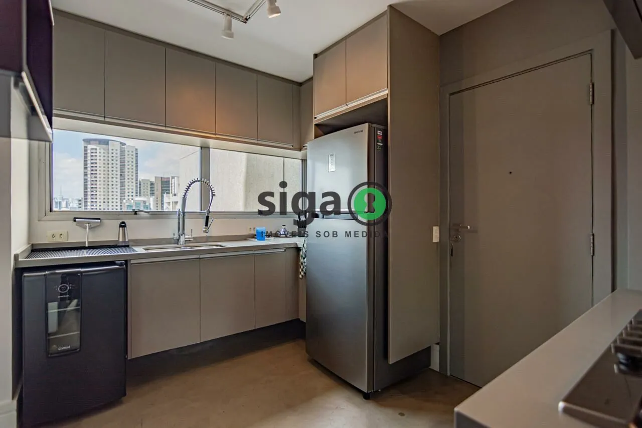 Imagem Apartamento Mobiliado no Itaim! com 2 quartos e 1 vaga.