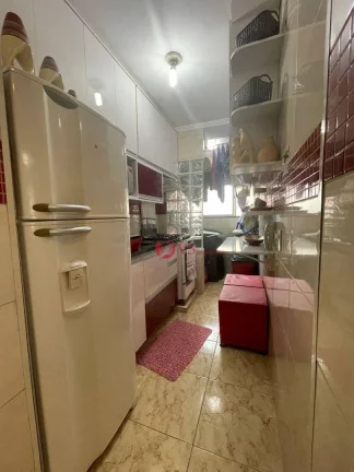 Imagem apartamento 2 dorms, sala cozinha banheiro plaground churrasqueira