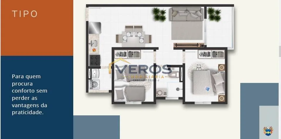 Imagem Residencial Messina - Apartamentos em construção | Morro do Algodão