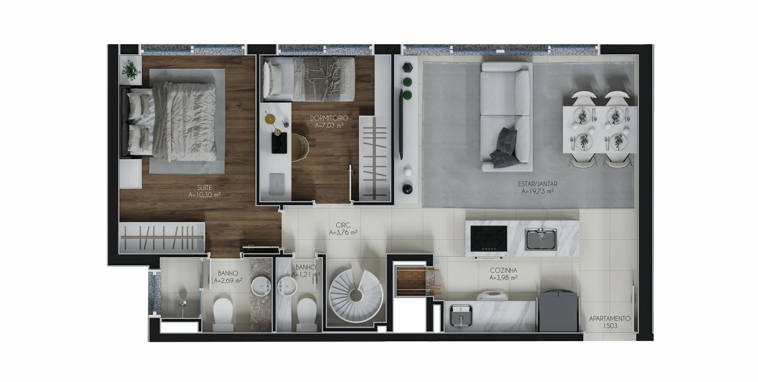 Imagem Apartamento à venda em Porto Alegre, Jardim Botânico, com 2 quartos, 79m2