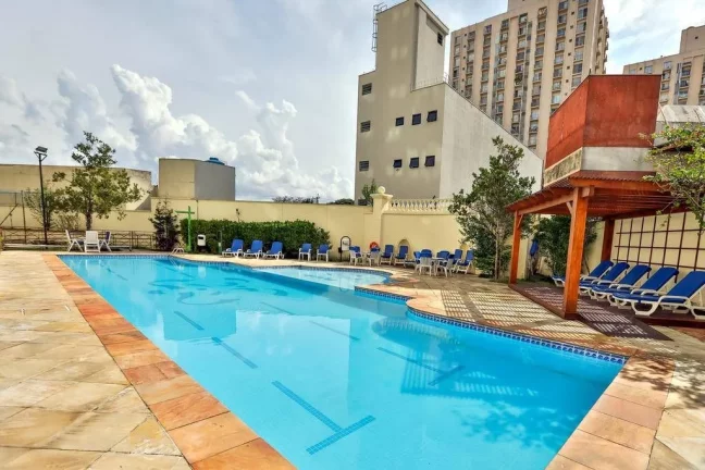 Imagem Flat disponível para locação no Quality Suítes Long Stay Vila Olímpia, com 48m², 2 dormitórios e 1 vaga