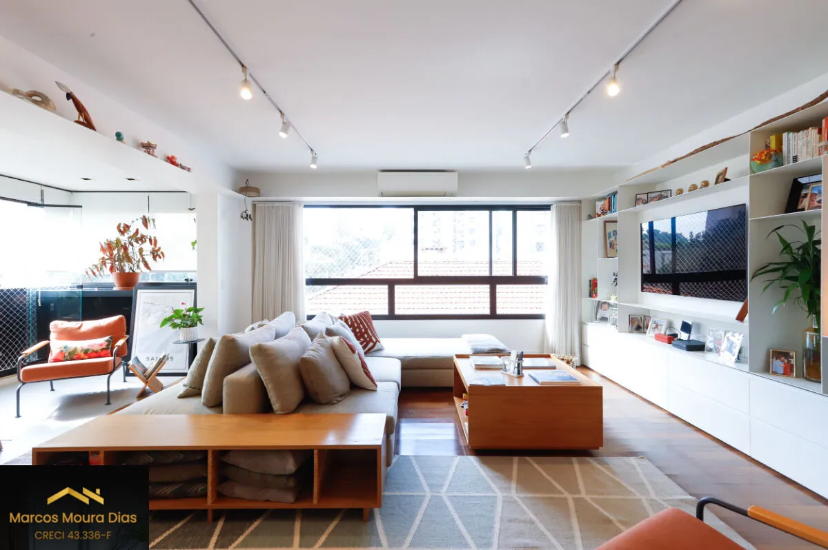 Imagem Apartamento com 3 suítes, Varanda Gourmet, 2 Vagas de Garagem no Sumaré. Edifício com Lazer e Portaria 24hs