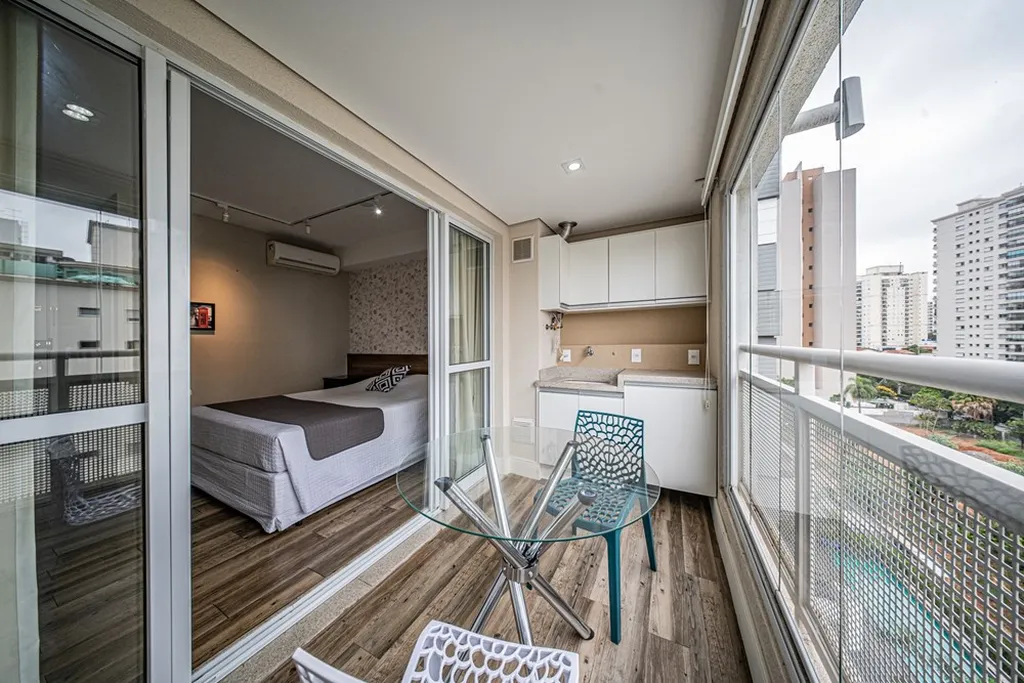 Imagem Apartamento à venda em São Paulo, Campo Belo, com 1 quarto, 26m2