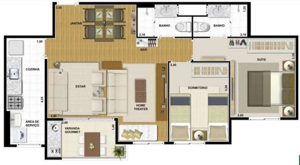 Imagem Apartamento à Venda em Vila Suzana, São Paulo - SP